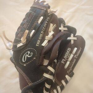 Rawlings Brown and Black Baseball Glove